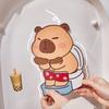 Capybara Toilet Mat Deodorizing Stickers Deodorizing Capybara Deodorizing Stickers Cartoon Toilet Mat Self-Adhesive Deodorizing