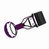 Pet Dog Poop Scooper Animals Puppies Waste Remover Picking Up Clip with   Handle(Purple)