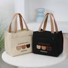 Large Capacity Canvas Tote: Versatile Office, Student, or Mommy Lunch Bag