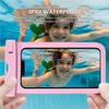 Housse Étanche pour Xiaomi Redmi Samsung Galaxy iPhone Google OPPO, Protection Waterproof IPX8 Toucher Sensible - Rose