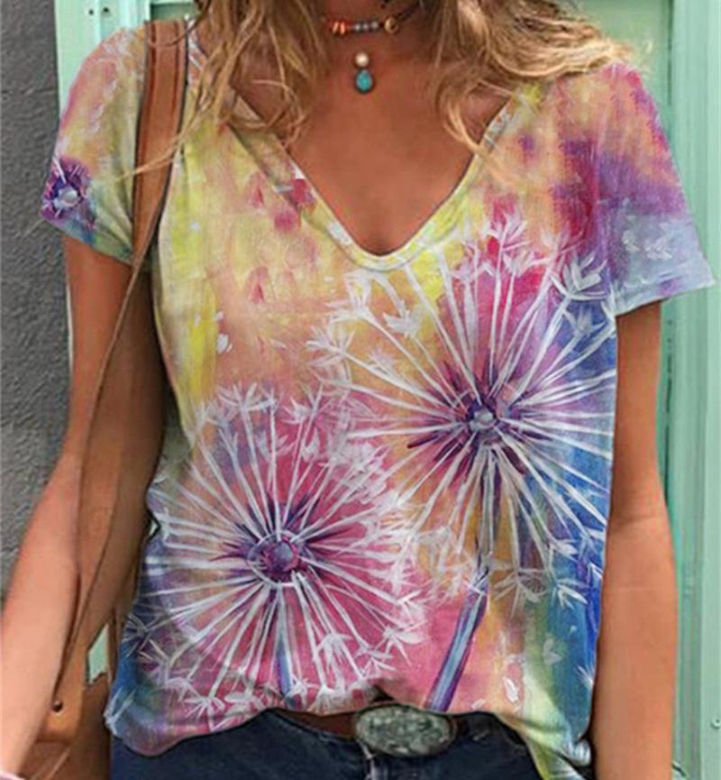 

S-8XL Большие футболки для женщин Летняя мода Короткие рукава Футболки Топы Большие размеры Женская свободная повседневная одежда 8XL