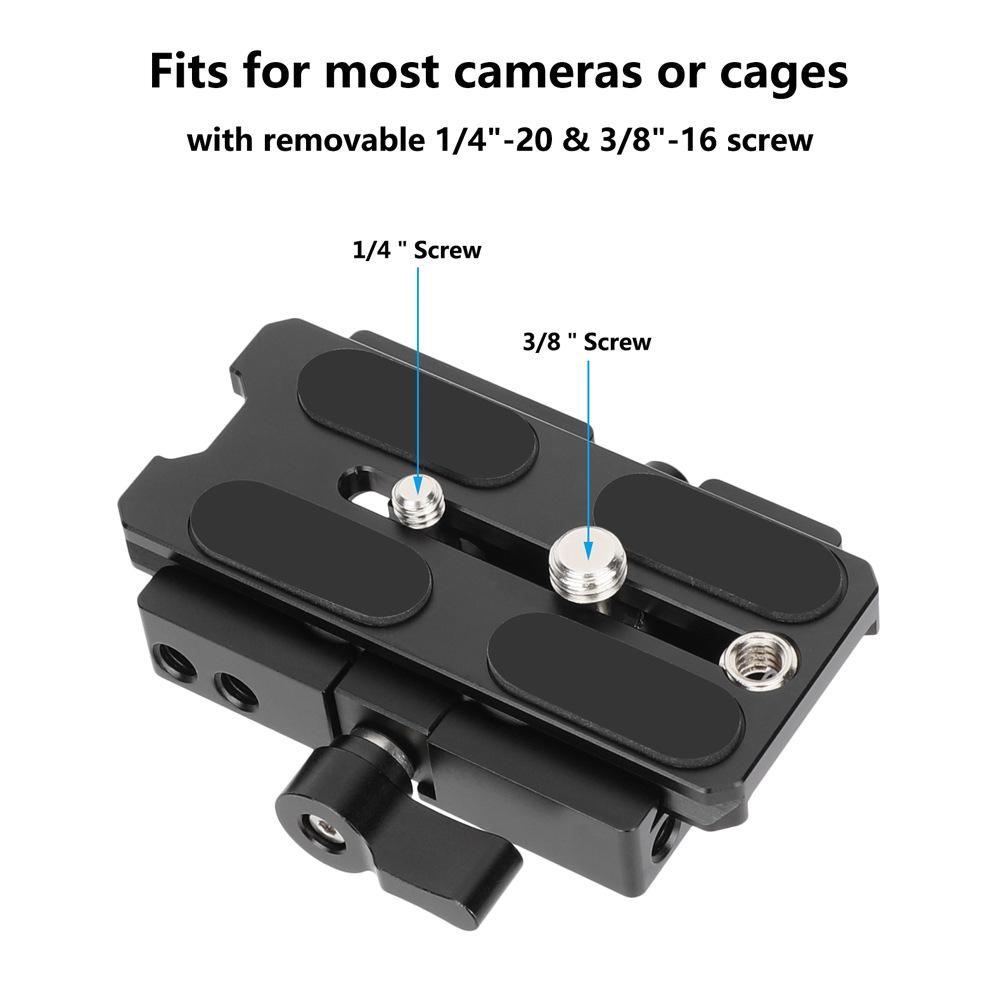 Arca-Swiss Quick Release Plate Tripod Head for DSLR Cameras 3833
