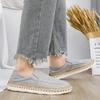 Linen Sewing Men's Casual Shoes Comfy Lightweight Summer Loafers Men Espadrilles Flat Slip-on Driving Shoes Man  Fishermen Shoes