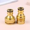 2Pcs Standard Aluminum Hose Connector Set - 4/6'' Tap Fitting Quick Connect For Garden Pipes Hose Connector
