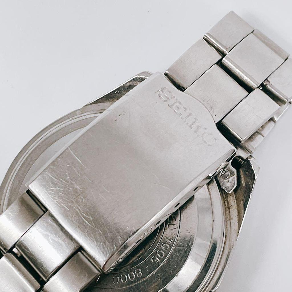 Used Working Seiko Watch Automatic Vintage Men's 7005-8000 Date SEIKO Silver