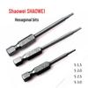 Shao Wei Magnetic Inner Hexagon Screwdriver Bit Set S1.5-S3