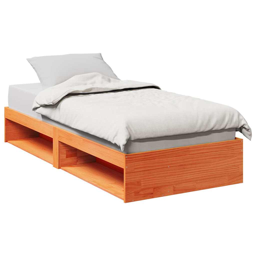 Daybed without Mattress Wax Brown 90 x 200 cm Solid Pine Wood