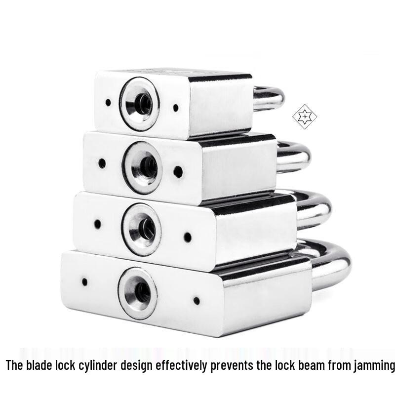 Feiluan 304 Stainless Steel Short Shackle Padlock