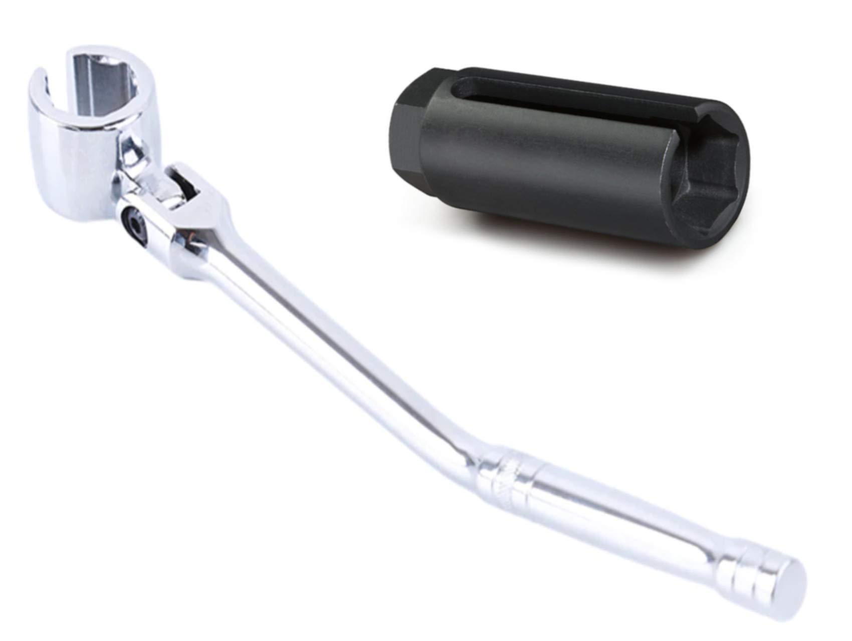 

heizi O2 Sensor Socket Wrench 22mm Tool Set (2 Pieces) for Car Maintenance, Replacement, and DIY