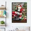 New 5D DIY Diamond Painting Santa Claus Landscape Embroidery Round / Square Diamond Cross Stitch Rhinestone Mosaic