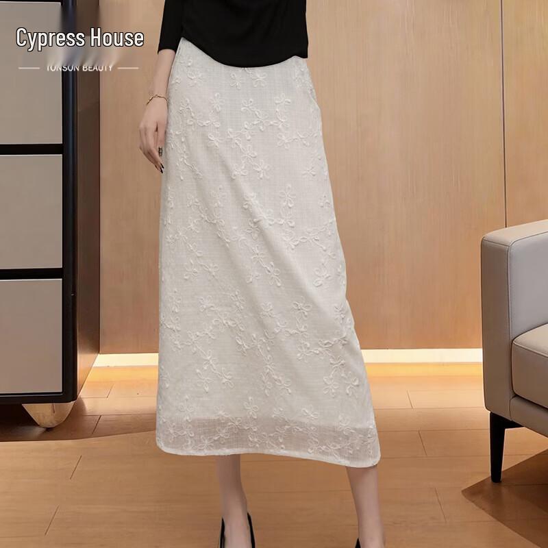 Women s High-Waist Slim-Fit Midi Skirt S