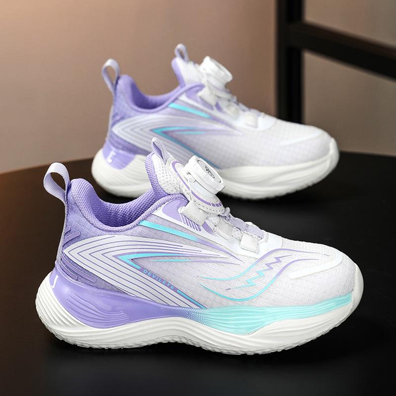 Boys shoes sneakers 2025 new spring children's running dad shoes button trendy brand older children's boys spring and autumn