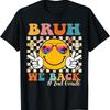 Bruh We Back 2nd Grade Retro To School Boys Girls T Shirt - Men's Summer Cotton Graphic Tee