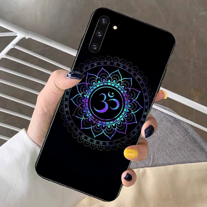 Mandala Chakra Yoga Phone Case for Samsung Note 5 7 8 9 10 20 Pro Plus Lite Ultra A21 12 72