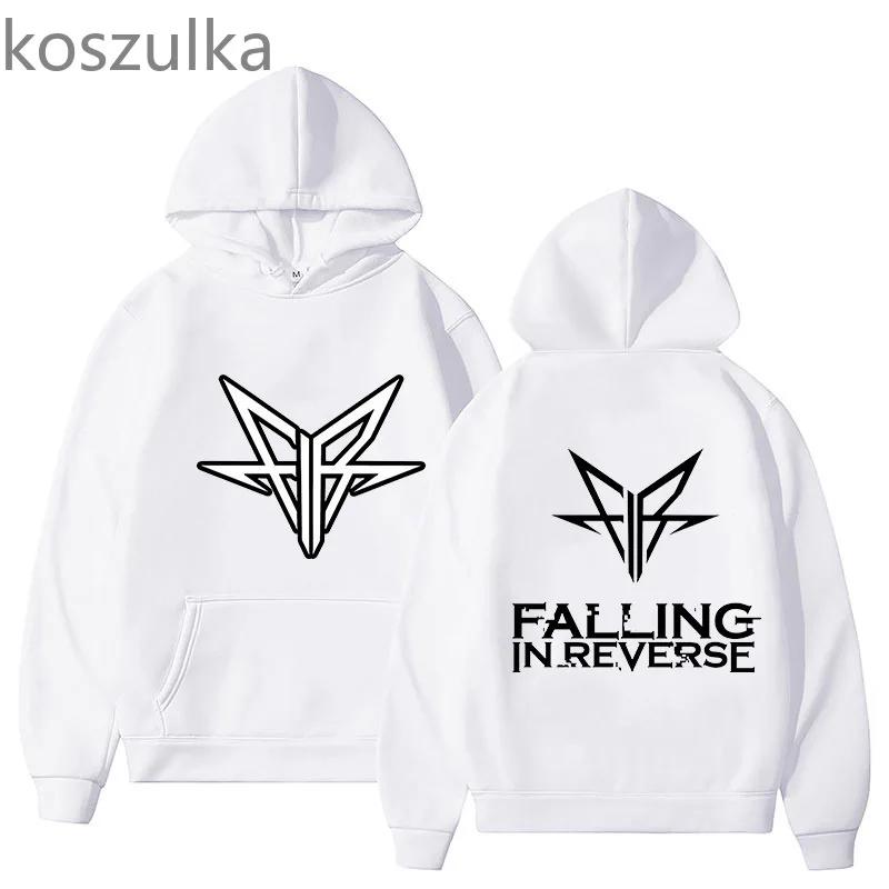 Falling In Reverse The Popular Mons Hoodies Men Women Retro Aesthetic Fashion Oversized Sweatshirt Hooded Tops