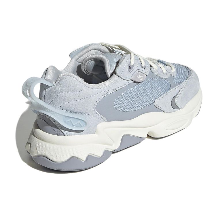 Adidas Originals Ozweego Fabric Leather Minimalist Solid Color Slip Resistant Durable Breathable Low Top Lifestyle Casual Shoes Women sneaker HP7835