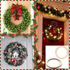 M-Modern-Wood Wreath Frame Crafts DIY Christmas Valentine's Day Easter Holiday Wreath Wall Home Decor