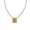 CELI Arc de Triomphe Initial Pendant Necklace - Luxury Niche Design