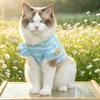 Stripe Design Dog Lace Knit Vest Breathable Pet Hoodie Soft Fabric Dog T-Shirt  Daily Wear