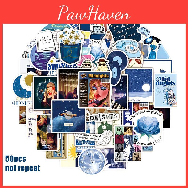 50 Stück Taylor Swift Neues Album Aufkleber Wasserdicht Wiederverwendbar Graffiti Dekor