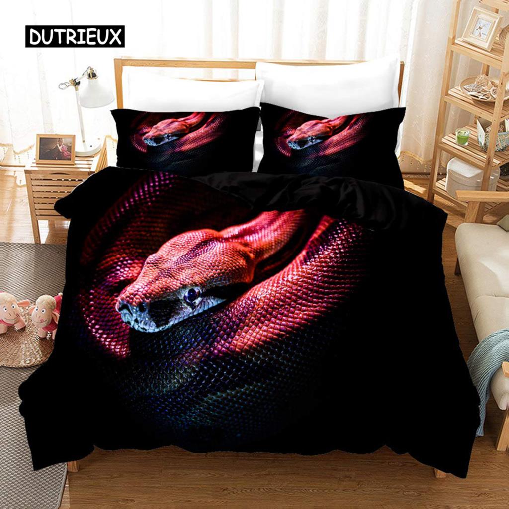 Snake Bedding Set Duvet Cover Set 3d Bedding Digital Printing Bed Linen Queen Size Bedding Set Fashion Design
