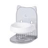 Durable Neck Protectors Pet Bowl Feeder Skid-Proof Large Capacity Cat Dog Bowls Adjustable Height Pet Feeding Bowl