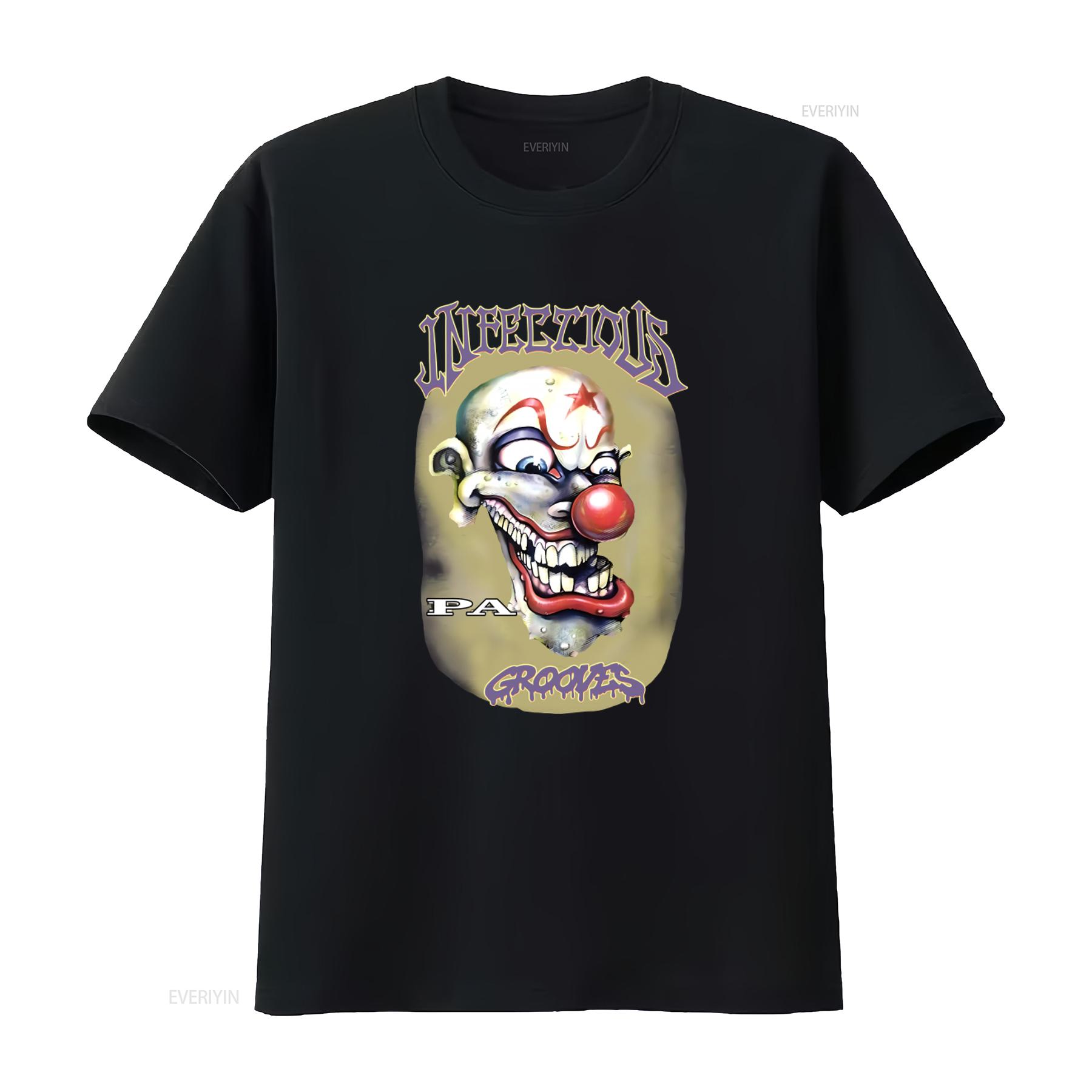 

1994 Vintage Infectious Grooves Cotton S 234XL Black T Shirt K483 vintage Washed Casual fashion designer clothes Stylish 4XL