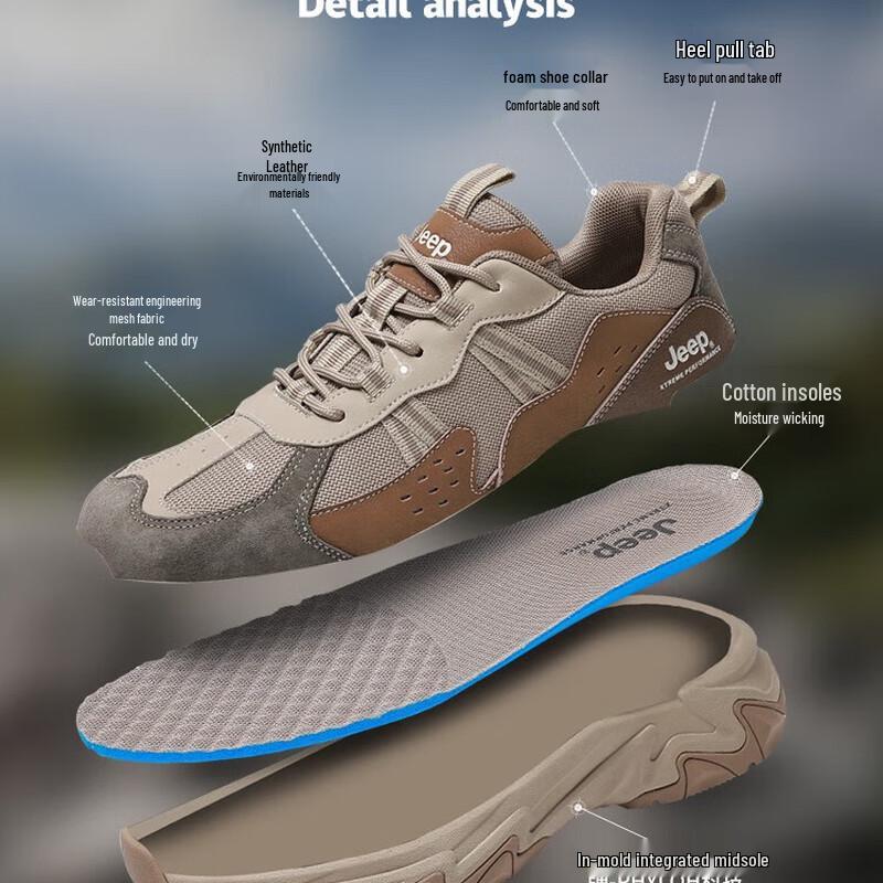 JEEP Men s P530912053 Outdoor Casual Shoes 42
