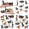 Beautifully Crafted Static Model Animals In Vibrant Colors Red Fox Kangaroo Skunk And Others