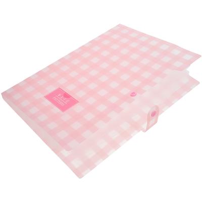 Expandable File Folder Holder Large Capacity Keeper Bill Accordion Bag Portable Receipt Pink Document Student