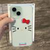 Hello Kitty iPhone 16 Pro Max Case: Frosted Design, Large Hole, Soft Shell, Minimalist Style