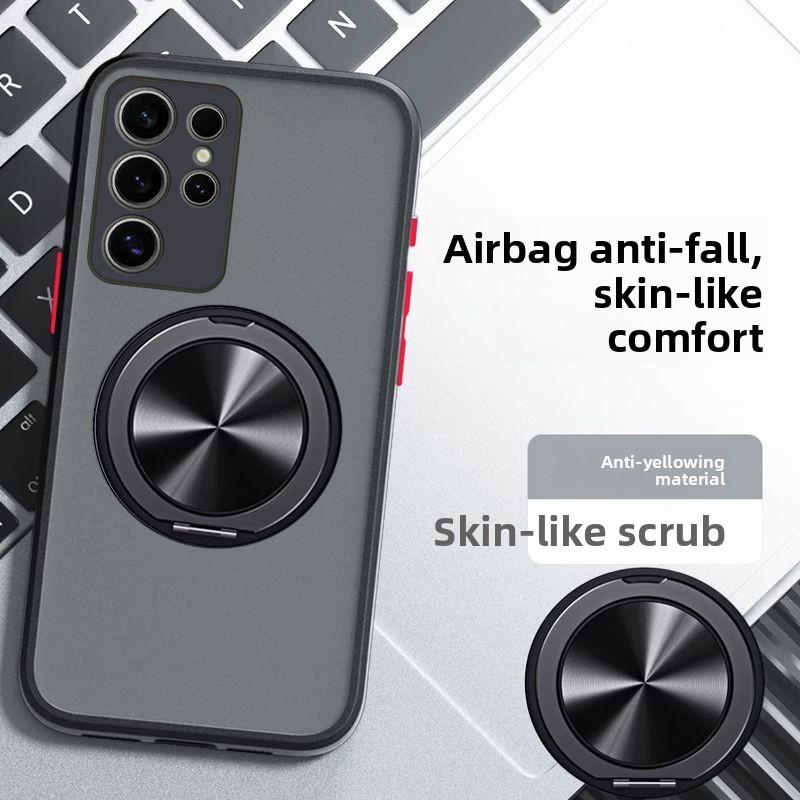 For Samsung Galaxy S26 Ultra Case Hard PC Ring Stand Magnetic Protective Back Cover For Samsung S26 S25 S24 S23 Plus Ultra Shell