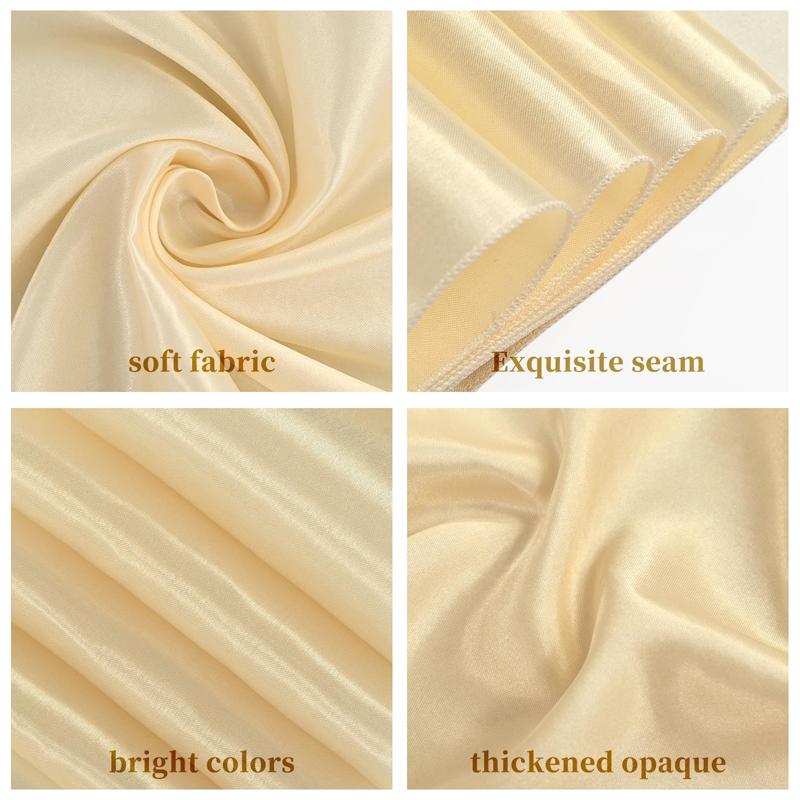Satin Chair Sashes Wedding Chair Bow Knot Ribbon Tie For Wedding banquet ThanksgivingParty HotelBirthdayBanquet Chair Decoration