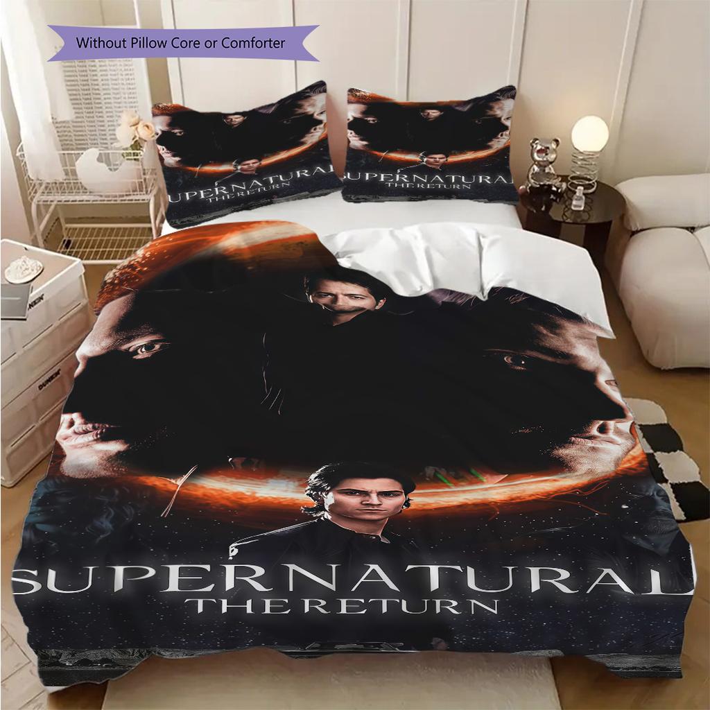 Supernatural Dark Side Encounter Threepiece Set 1 Duvet Cover 2 Pillowcase Without Core Christmas Birthday Gift Duvet Cover And Pillowcase