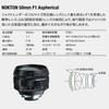 Voigtlander NOKTON 50mm F1 Aspherical VM Leica M Black Lens, Mount,