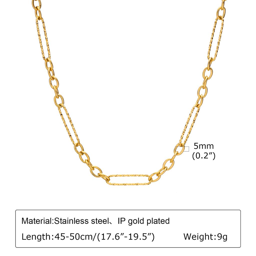 Stainless Steel Strap Chain Handmade Chain Necklace for Women,Gold Color Flat Snake Chain Mesh Necklaces,Classic Jewelry Gifts