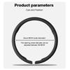 2026 Hot For Renault Hub Caps Nappa Leather Car Steering Wheel Cover for Renault Megane 3 2 4 Clio4 5 Captur Trafic Scenic2 Aust