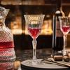 Exquisite Glass Cup High-end Cocktail Glass Sweet Wine Glass Bar Wine Glass Beer Glass Party Retro Embossed Pattern Wine Glass