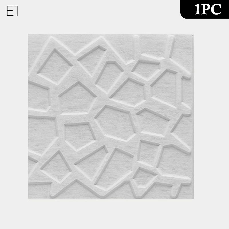 1/4Pcs 3D Foam Ceiling Self-Adhesive Anti-Collision Wall Stickers Waterproof Peel And Stick Background Wallpaper Bed Room Decor