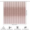 Soft Pink Ombre Shower Curtain With Linen Texture, Perfect For Bathrooms Home Decor Washable Fabric