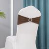 Chair Sashes Bows Wedding Lycra Chair Spandex Bands Stretch With Buckle For Chair Covers Decoration Party Dinner Banquet