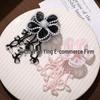 Korean Tassel Seed Bead Pearl Flower Earrings, Hair Clips, and Brooch Accessories