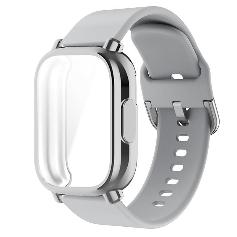 Protector Case+Strap For Redmi Watch 5 active Redmi Watch 5 Lite Full Cover Screen TPU Soft Shell and Breathable Sport Band