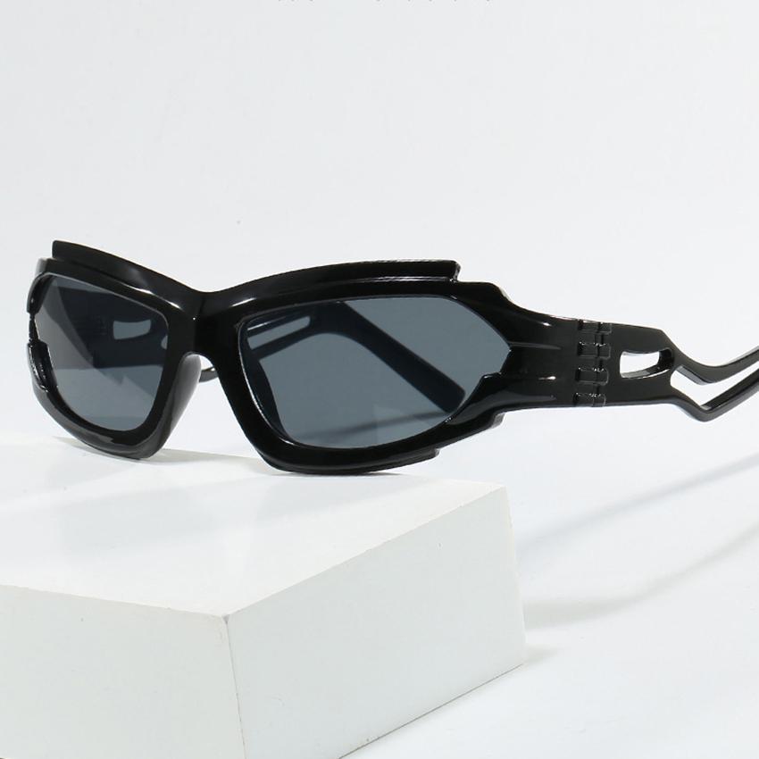 Xiaomi Men Women Y2K Futuristic Hollow Temple Sunglasses UV400 Party Street Fashion Showoff Shades Multi Color Available