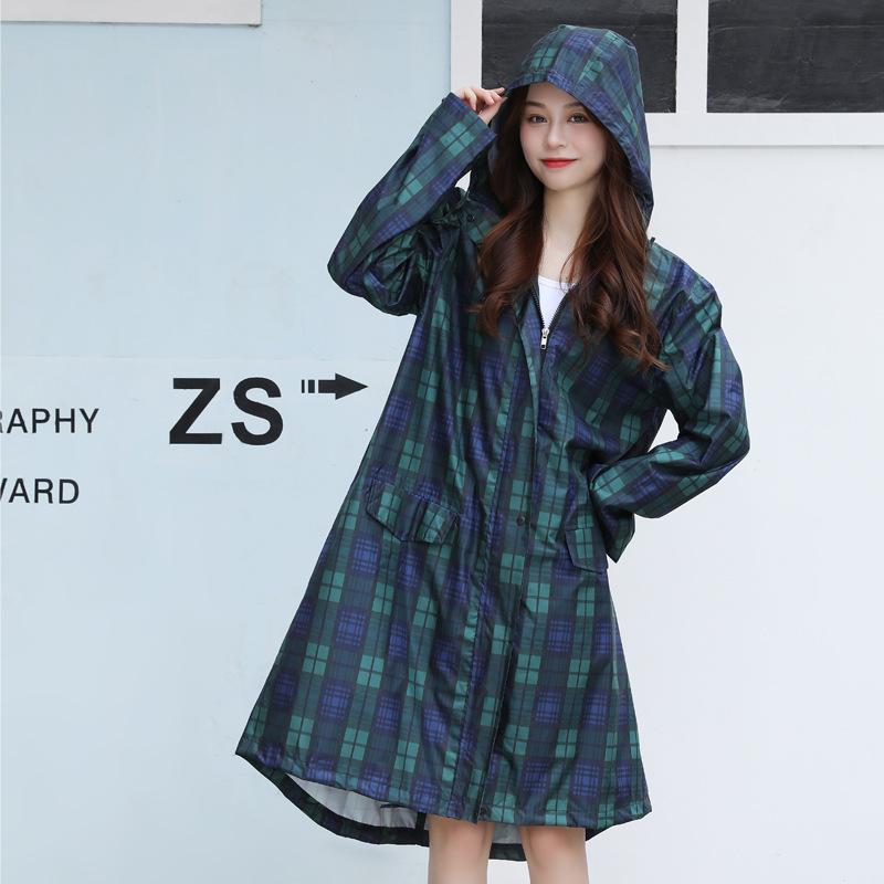 

Защита от дождя, японская и корейская женская новая модная ветровка, дождевик, женский плащ L