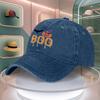 Halloween Bat Pumpkin Letter Print Baseball Cap For Men Women Curved Brim Dad Hat Adjustable Duck Tongue Hat