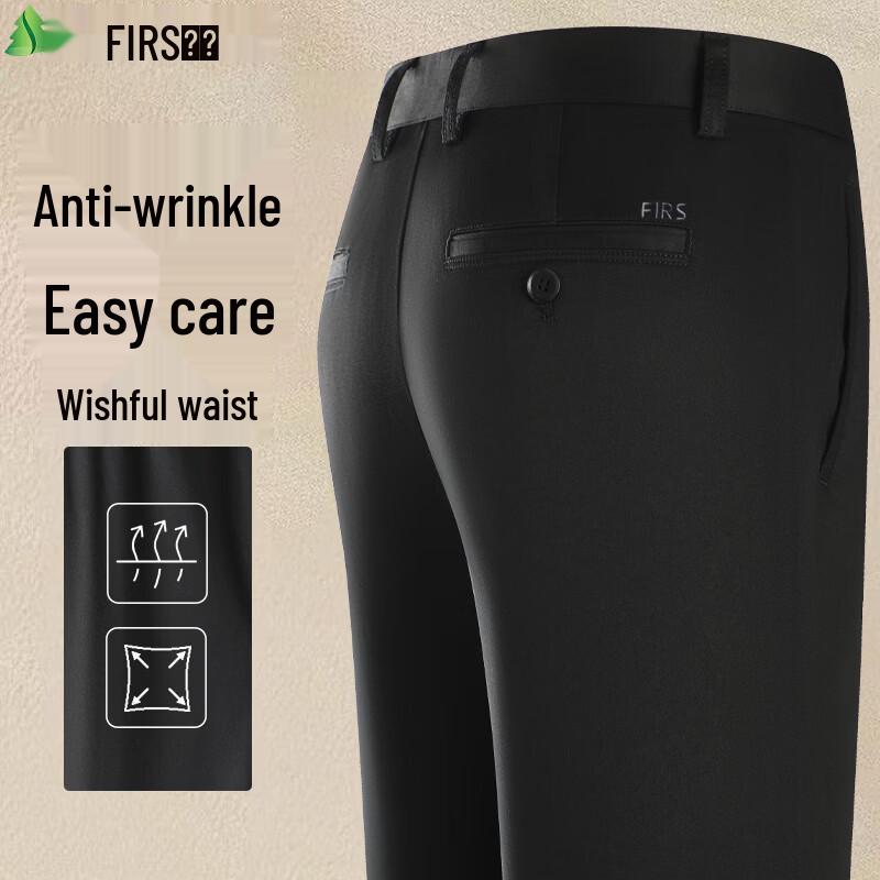 FIRS Men s Micro-Stretch Straight Leg Casual Pants 34