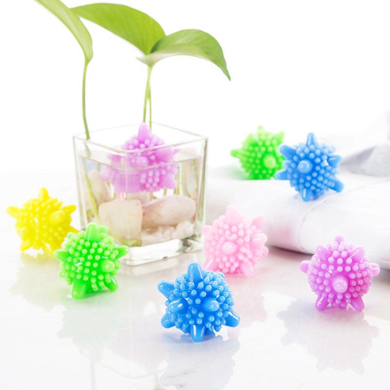 10Pcs/bag Laundry Ball For Household Cleaning Washing Machine Clothes Softener Silicone PVC Reusable Cleaning Ball