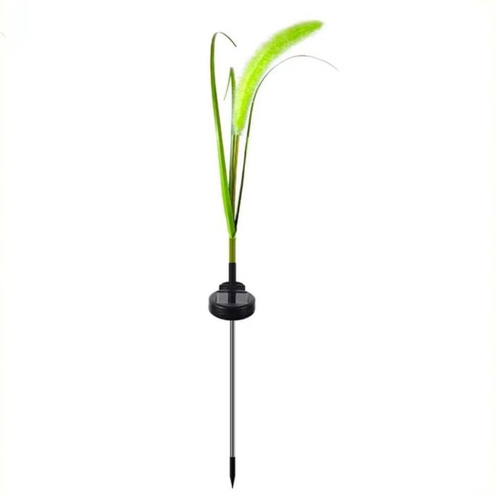 

Outdoor LED solar simulation dog tail grass lamp, park square courtyard landscape lawn lamp 1PC -- -- in bags