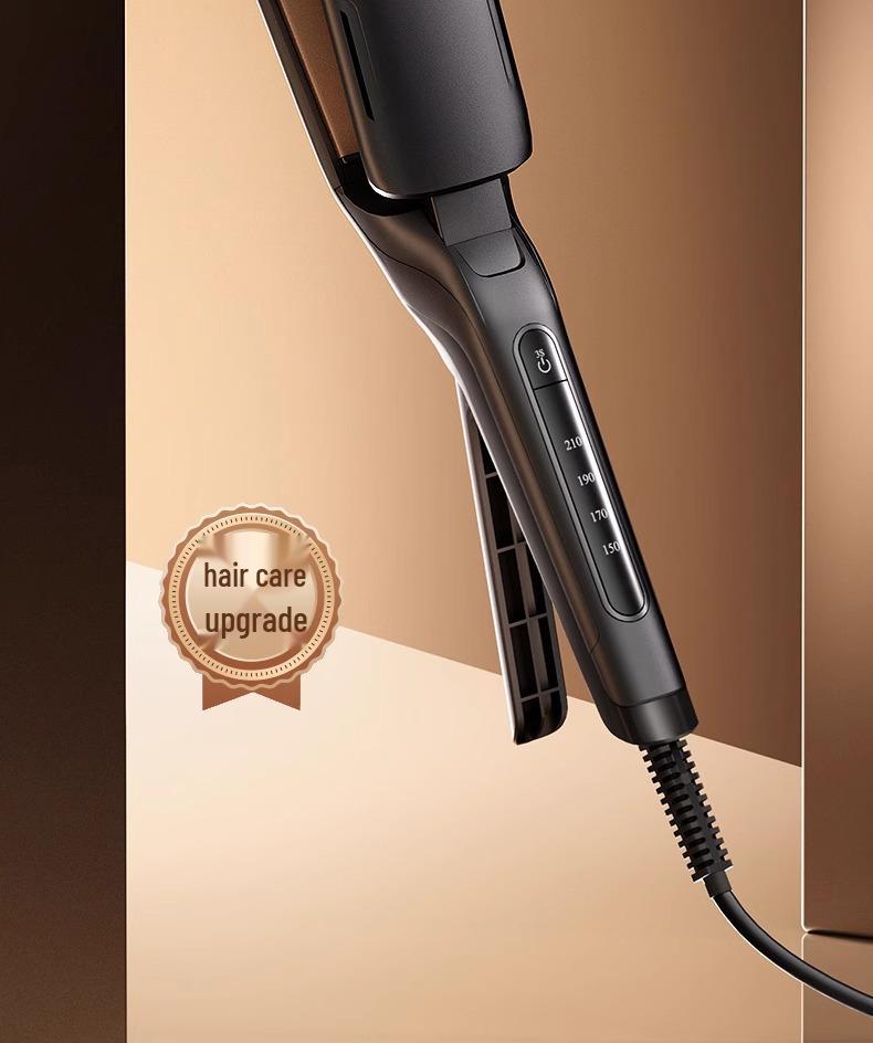 Dual-Use Professional Hair Salon Straightening & Curling Iron with Negative Ions